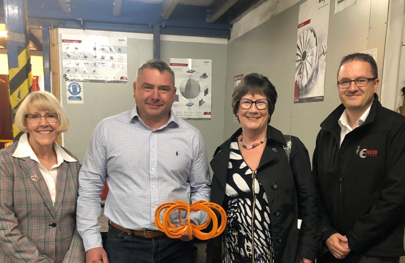  Pauline Latham OBE MP Visits Engineered Learning Ltd 