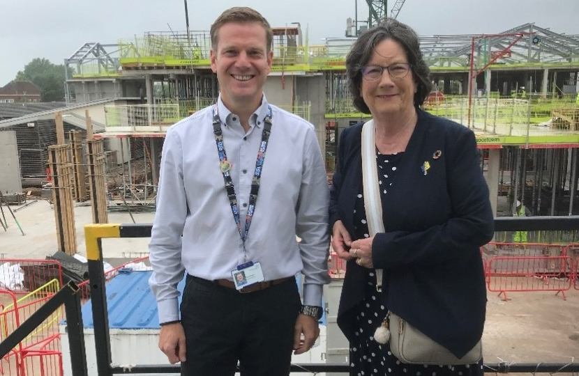 Pauline Latham OBE MP and Mike Powell