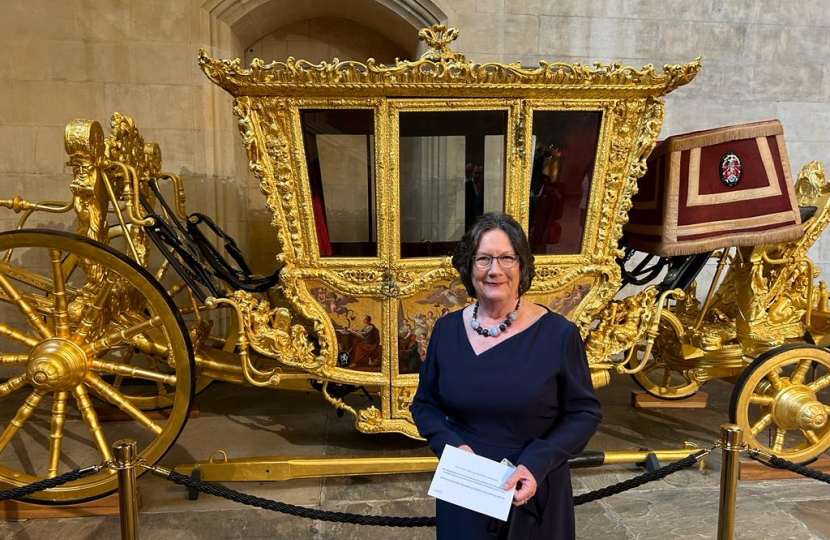 Pauline with Speaker's State Coach