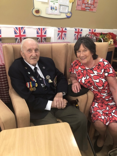 Pauline Latham OBE MP recently visited The Laurels Residential and Nursing to celebrate their Normandy landing D-Day event