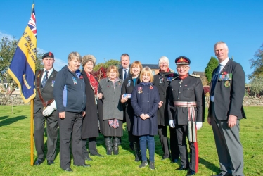 Pauline Latham OBE MP attends Queen's Canopy Tree Planting and Remembrance Service at Chevin Green Farm in Belper 