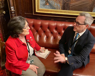 Pauline Latham OBE MP meeting with Lord Parkinson