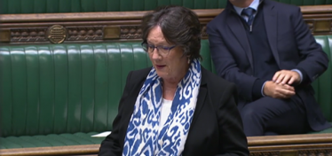 Pauline Latham OBE MP speaking in the House of Commons