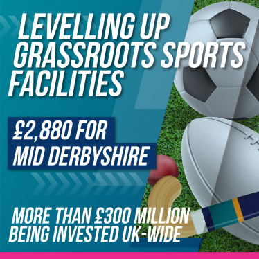 Mid Derbyshire receives £2880 in funding for grassroots sports facilities