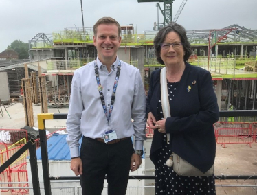 Pauline Latham OBE MP and Mike Powell