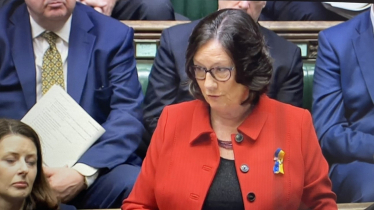 Pauline Latham MP asking PMQ