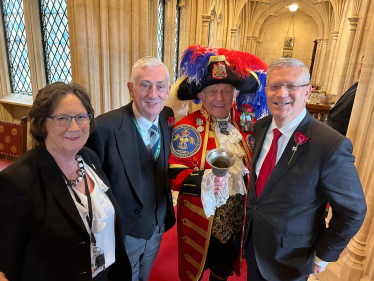 Pauline with the Speaker